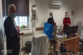 بازدید گروه  چشم پزشکی از مرکز کوهورت صومعه سرا